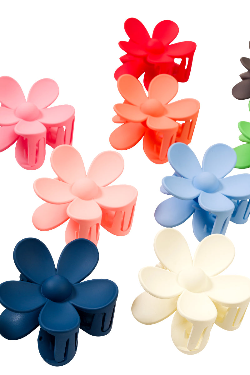 Flower Hair Claw Clip